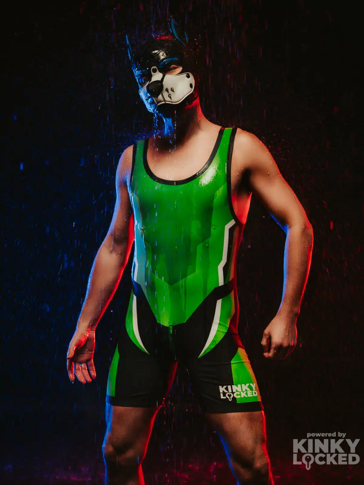 WRESTLING SINGLET KINKY LOCKED 2 2 KINKY LOCKED - FETISH GEAR FOR EVERYONE