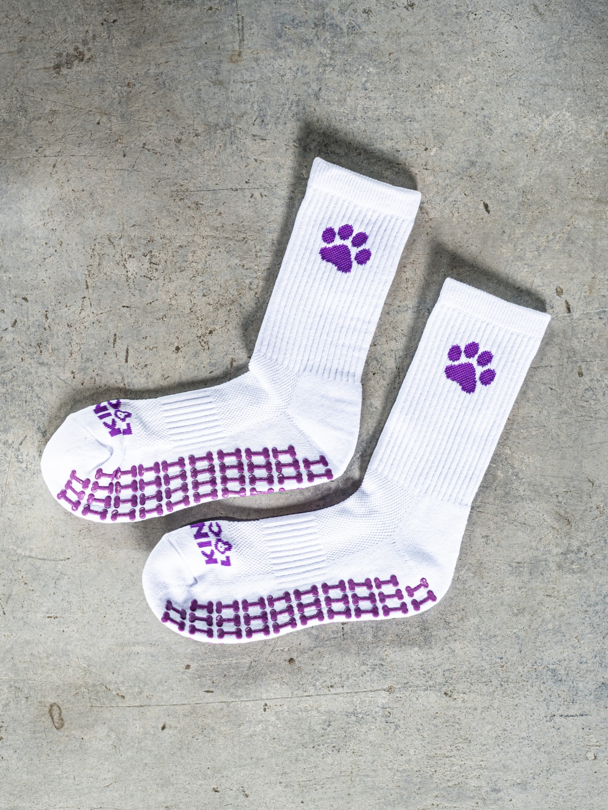 PUPPY PURPLE GRIP SPORT SOCKS 2 puppy grip socks 10 z 56 KINKY LOCKED - FETISH GEAR FOR EVERYONE