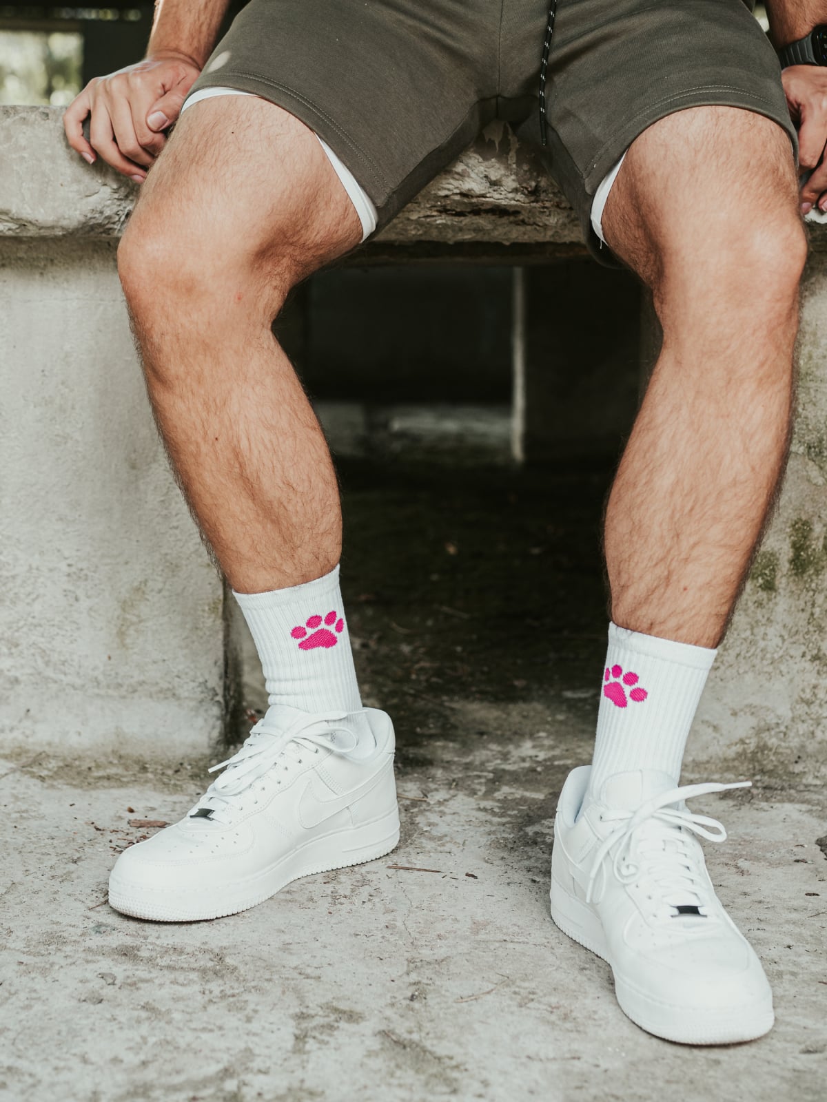 PUPPY PINK GRIP SPORT SOCKS 3 puppy grip socks 41 z 56 KINKY LOCKED - FETISH GEAR FOR EVERYONE