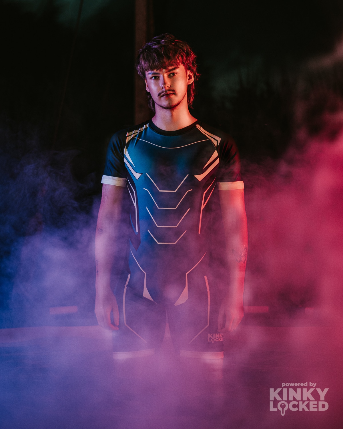KINKY LOCKED Midnight Blue Surfsuit final statement
