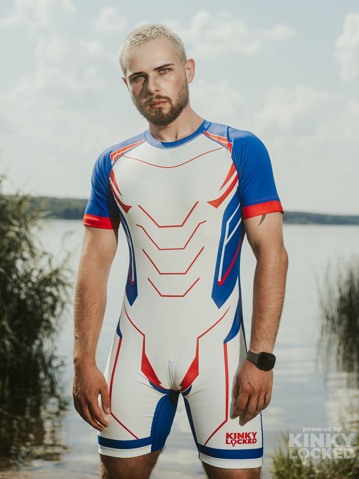 SURFSUIT SPANDEX KINKY LOCKED - FUSION WHITE ZIPPER 8 surfsuitgotowe 9 z 79 KINKY LOCKED - FETISH GEAR FOR EVERYONE